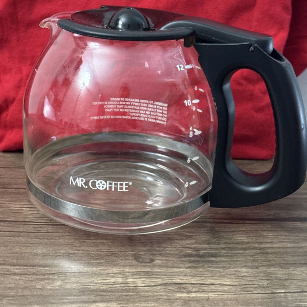 Mr. Coffee 12 Cup Replacement Black Coffee Decanter PLD12RB PLD12RB 651716